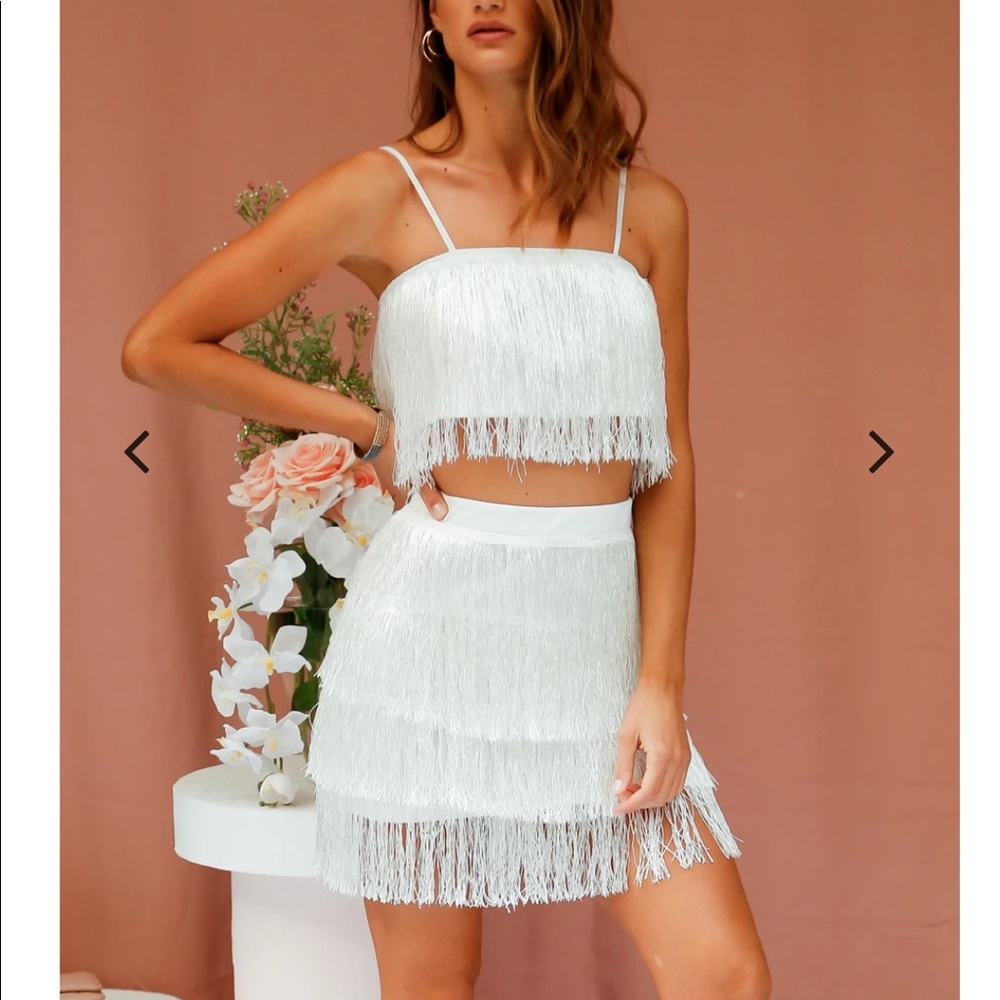 Fringe two-piece set, perfect for bachelorette